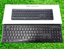 Bàn phím không dây 2.4GHz Ugreen 85050 (K331) - Full-size 104 phím, gõ êm, kết nối ổn định