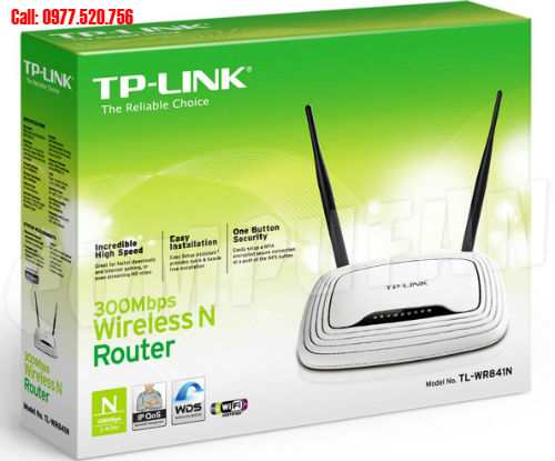 Bộ phát wifi TP-link 2 râu TL-WR841N tốc độ 300Mpbs