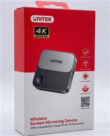 Bộ truyền HDMI không dây Unitek V1162B01 - Chiếu màn hình 4K60Hz, hỗ trợ điện thoại - laptop - máy tính bảng