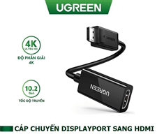Cáp chuyển Displayport sang HDMI hỗ trợ 4K@60Hz Ugreen 70694