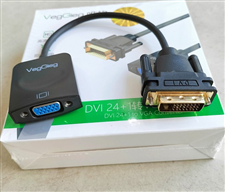 Cáp chuyển đổi DVI-D (24+1) to VGA dài 15cm VegGieg VZ619