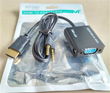 Cáp chuyển đổi HDMI to VGA +audio giá rẻ