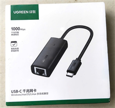 Cáp chuyển đổi USB Type-C 3.0 sang LAN Gigabit Ugreen 15637 - Kết nối mạng tốc độ 1000Mbps
