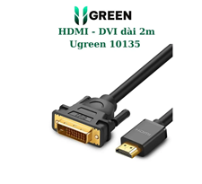 Cáp chuyển  HDMI sang DVI dài 2m Ugreen 10135