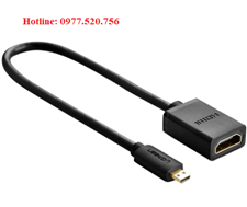 Cáp chuyển micro HDMI to HDMI âm dài 20cm Ugreen 20134