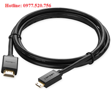 Cáp chuyển Mini HDMI to HDMI dài 1.5m Ugreen 11167 4K