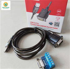 Cáp chuyển USB 2.0 sang RS422/RS485 Unitek Y-108301 (1.5m) - Kết nối ổn định, truyền dữ liệu siêu nhanh