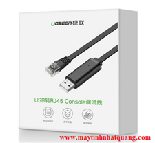 Cáp lập trình Console USB to RJ45 FTDI Ugreen 50773 dài 1.5m