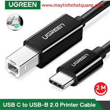 Cáp máy in USB type C to USB Type B 2.0 dài 2m Ugreen 50446