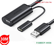 Cáp USB 2.0 nối dài 30m có chíp khuếch đại Ugreen 10326