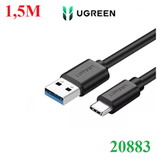 Cáp USB 3.0 sang USB Type-C dài 1,5m Ugreen 20883