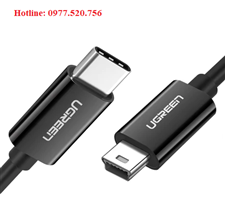 Cáp USB type-C to Mini USB dài 1m Ugreen 50445