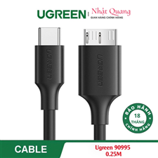 Cáp USB Type-C to USB Micro B dài 0,25M tốc độ 5Bbps Ugreen 90995