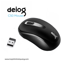 Chuột không dây bluetooth Deiog C50 silent giới hạn chống ồn 2.4G