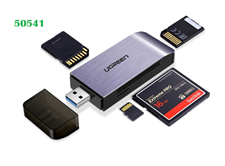 Đầu Đọc Thẻ USB 3.0 Hỗ Trợ SD/TF/CF/MS UGREEN 50541 Chính Hãng