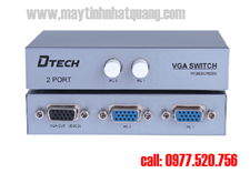 Bộ gộp tín hiệu VGA 2 vào 1 ra DTECH DT-7032